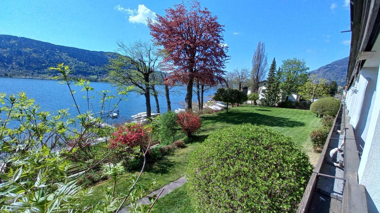 Anna Seeblick Appartement, Haus Haensel&Gretel Am Ossiachersee Mit Direktem Seezugang, Hallenbad Bodensdorf Exterior foto