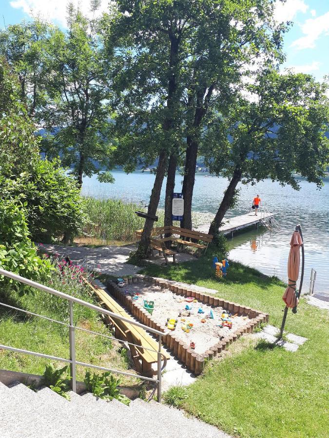 Anna Seeblick Appartement, Haus Haensel&Gretel Am Ossiachersee Mit Direktem Seezugang, Hallenbad Bodensdorf Exterior foto